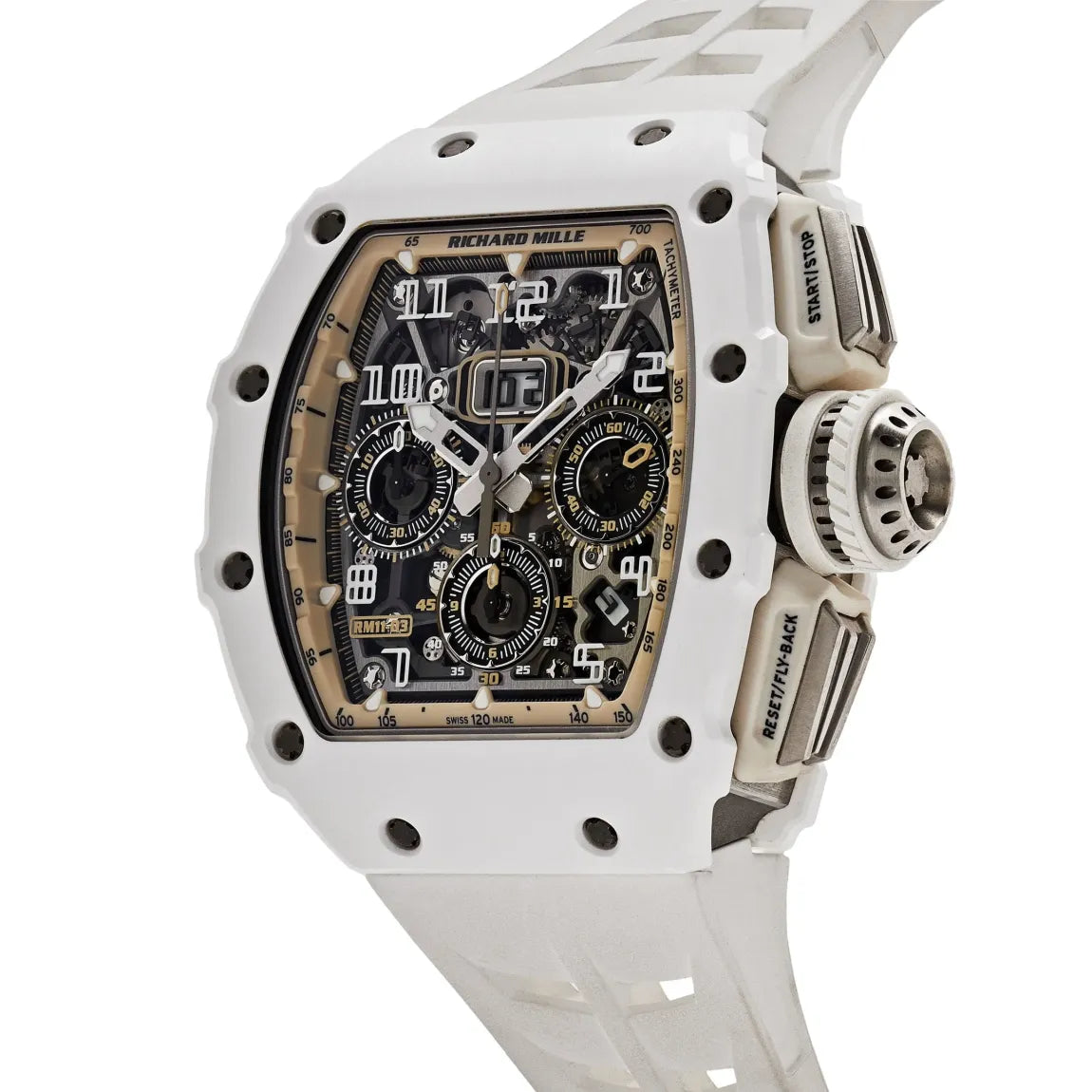 Relógio RM 11-03 'Last White Edition' Automatic Flyback Chronograph
