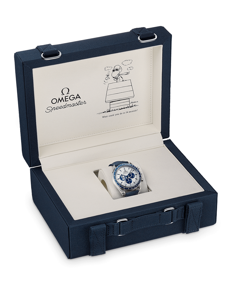 Relógio Speedmaster Snoopy Série de Aniversário 42mm