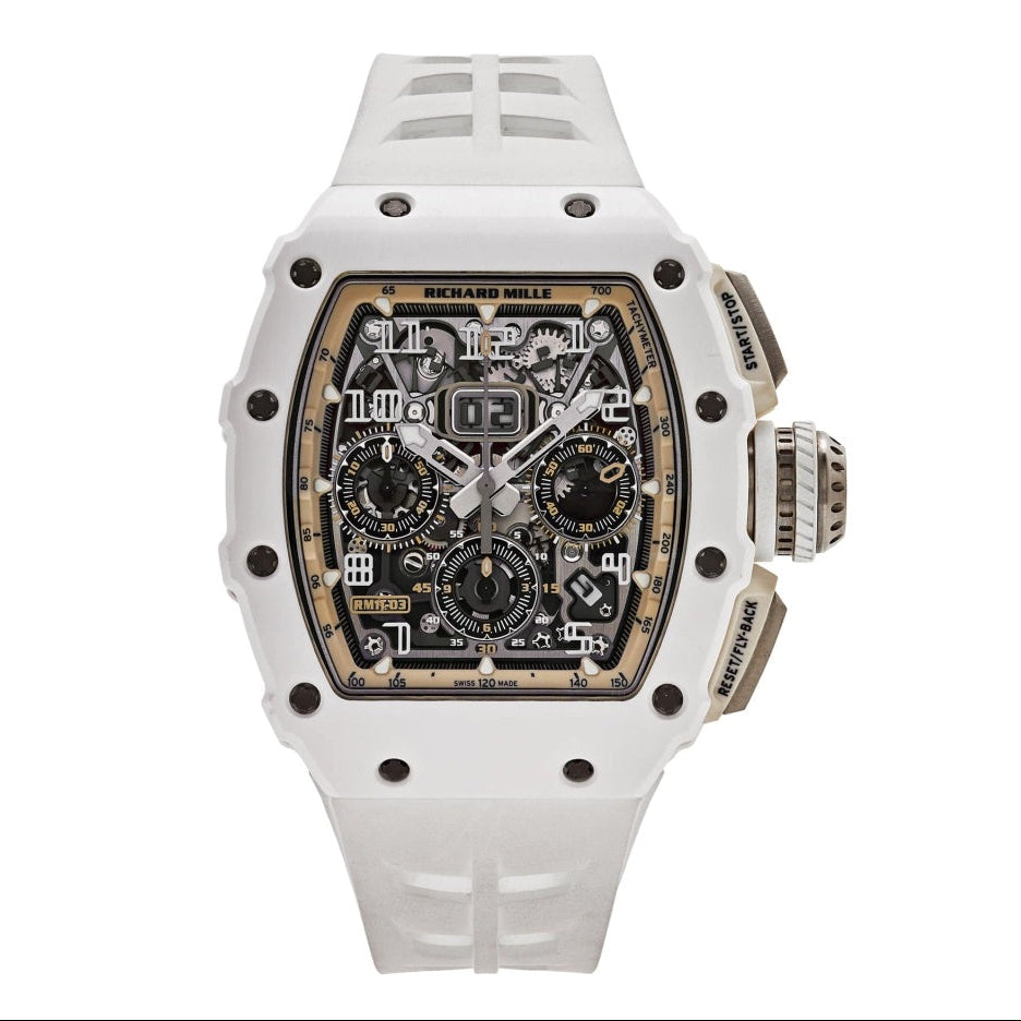 Relógio RM 11-03 'Last White Edition' Automatic Flyback Chronograph