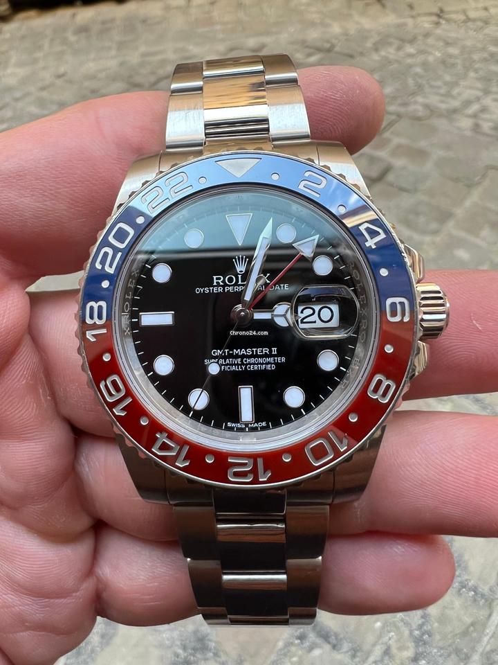 Relógio GMT Master ll Pepsi