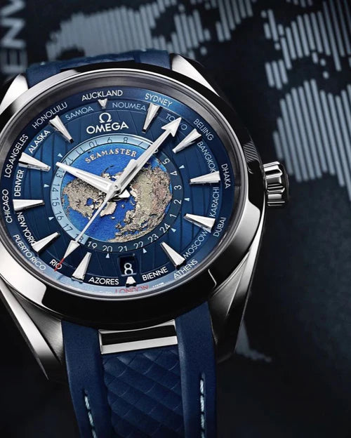Relógio Seamaster Aqua Terra Worldtimer 41mm