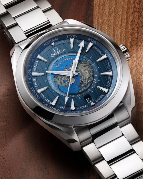 Relógio Seamaster Aqua Terra Worldtimer 41mm